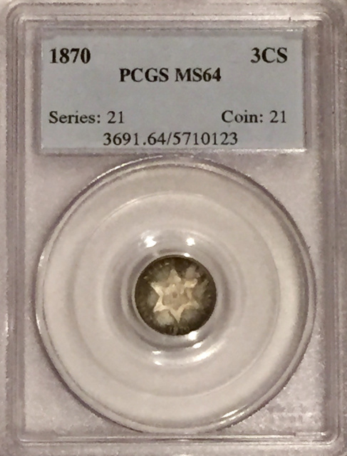 1870 PCGS MS64